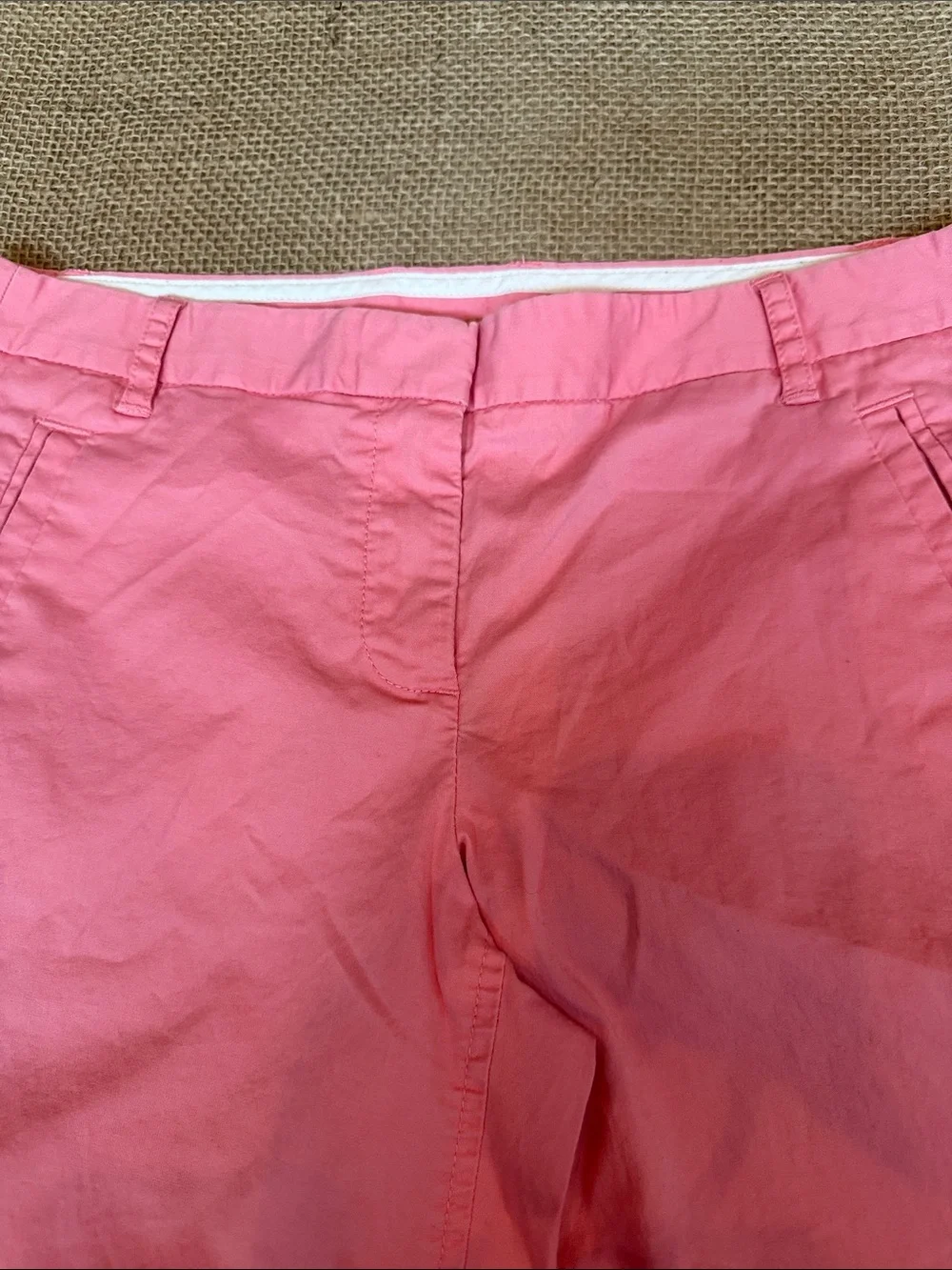 J. Crew Coral Pink Chino Bermuda Shorts